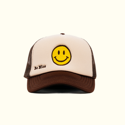 La La Smiley Trucker Hat